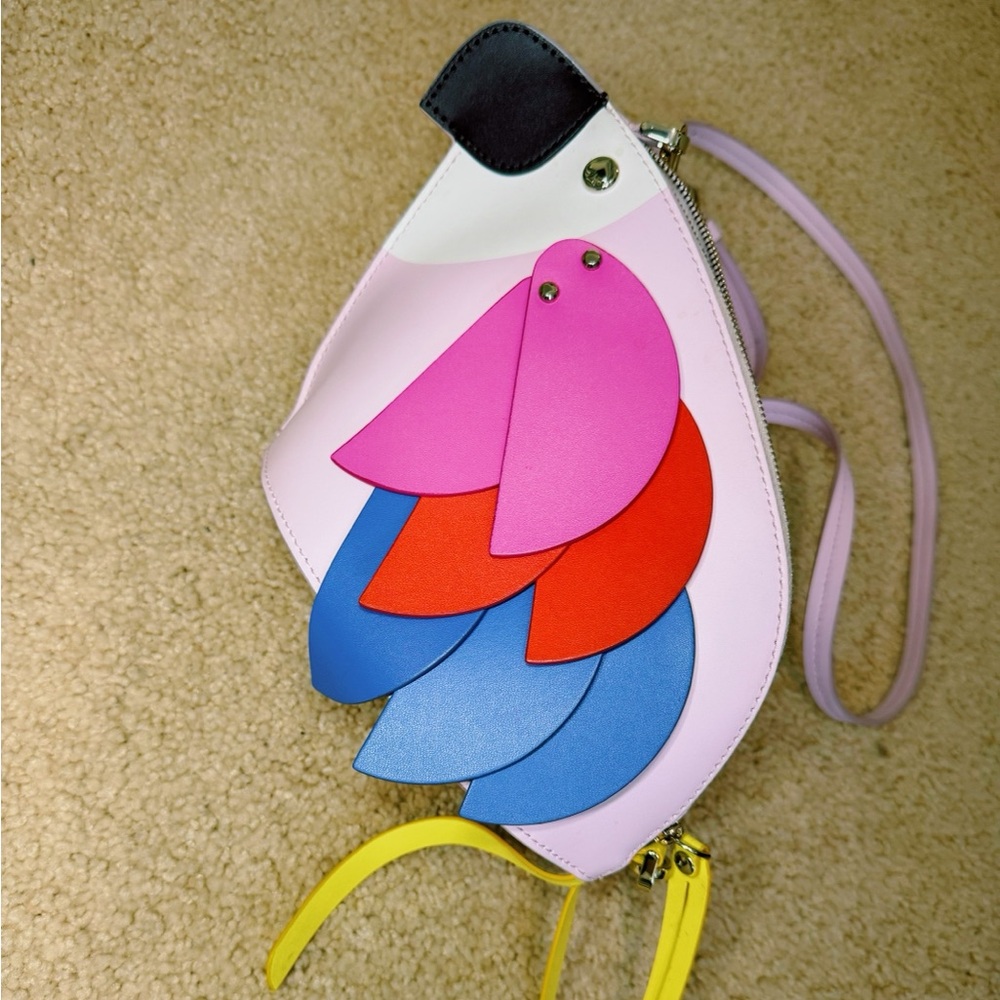 Kate Spade Multicolor Parrot Crossbody Bag